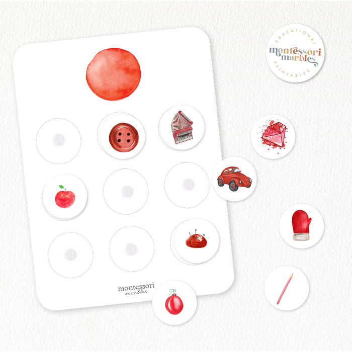 Primary Colors Sorting Cards