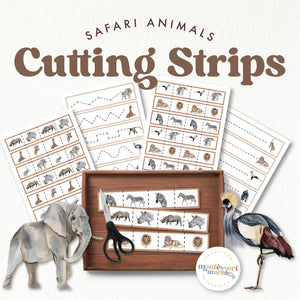 Safari Animals Cutting Strips