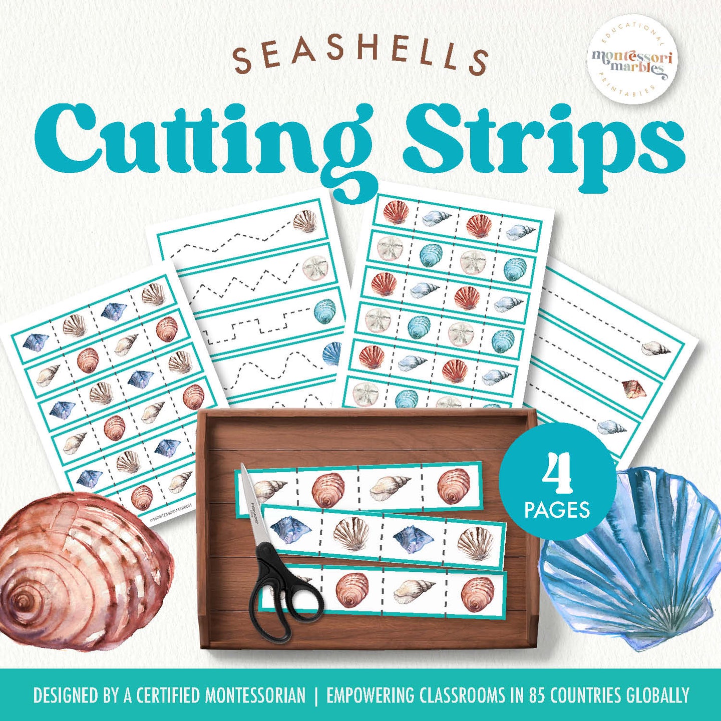 Seashells Cutting Strips