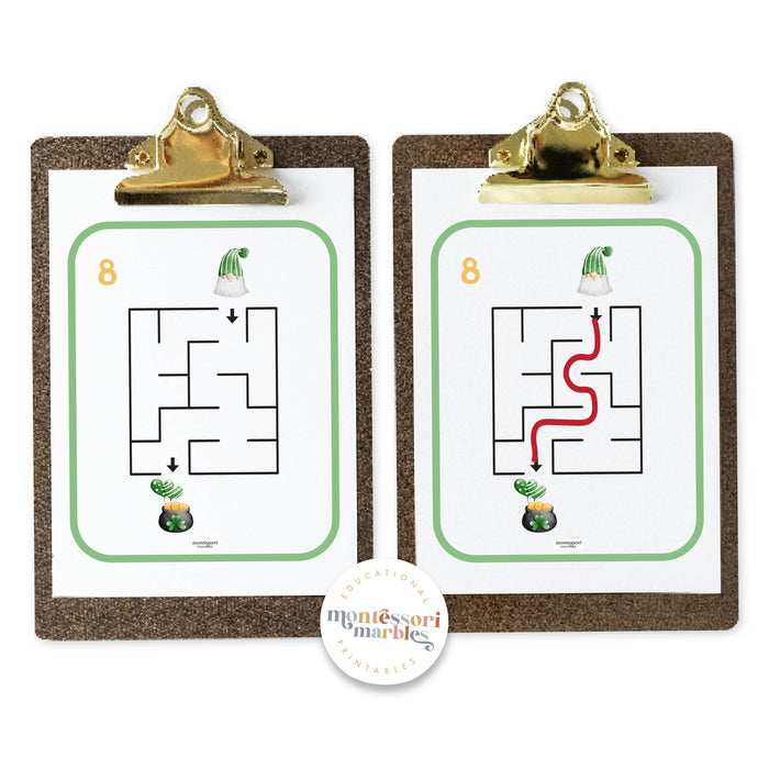 St. Patrick's Day Gnome Mazes