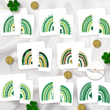 Load image into Gallery viewer, St. Patrick&#39;s Day Rainbow Symmetry Puzzles
