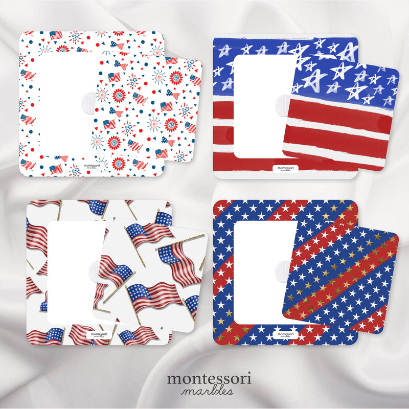 U.S. patriotic pattern matching for visual discrimination