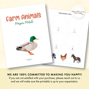 Farm Animals Magni-Match