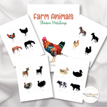 Load image into Gallery viewer, Farm Animals Shadow Matching
