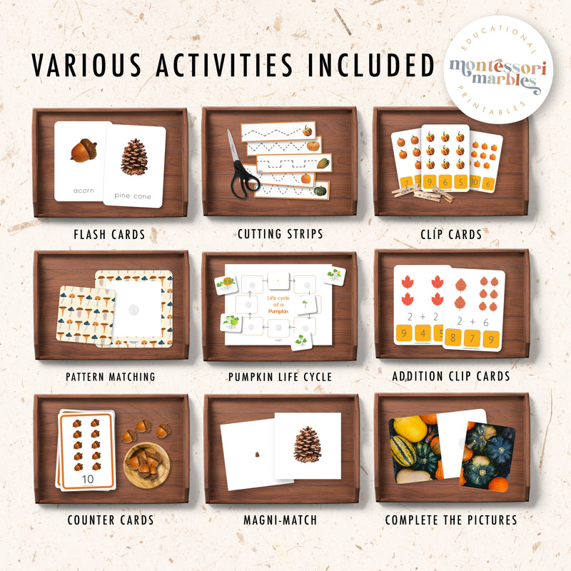 Fall Activity Bundle for Early Years