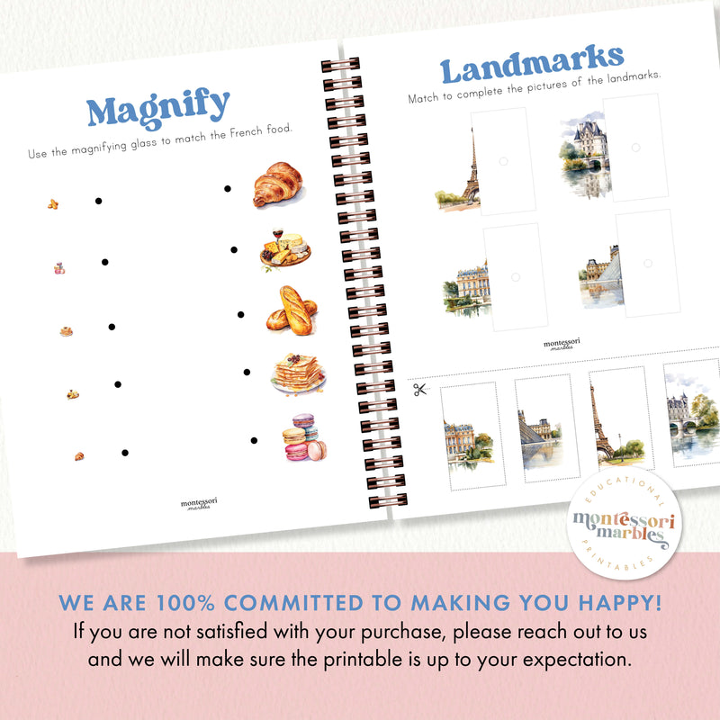France Activity Workbook for Elementary