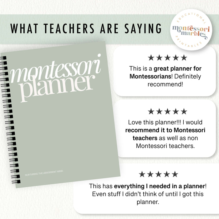 MONTESSORI TEACHER PLANNER JUL 2025 - DECEMBER 2026