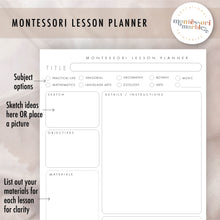 Load image into Gallery viewer, MONTESSORI TEACHER PLANNER JUL 2024 - DECEMBER 2025
