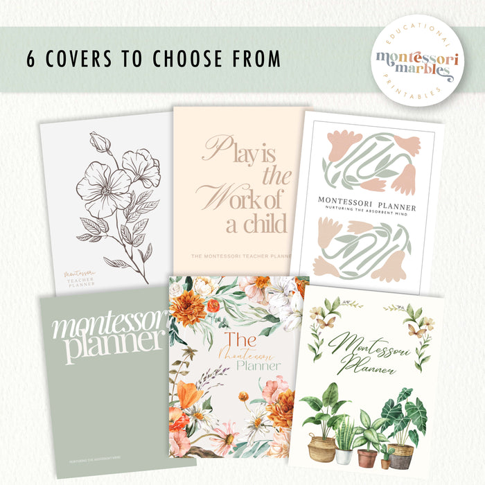 MONTESSORI TEACHER PLANNER JUL 2025 - DECEMBER 2026