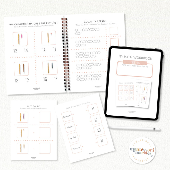 Montessori Early Math Progression Bundle