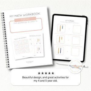 Montessori "Teens" Math Workbook