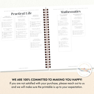 Montessori 1-3 Curriculum Checklists