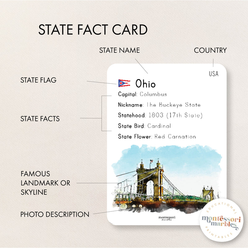 United States Fact Cards