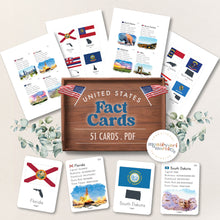 Load image into Gallery viewer, United States Fact Cards
