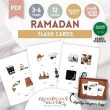 Load image into Gallery viewer, Ramadan Flash Cards (Arabic)
