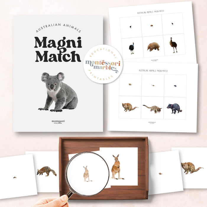 Australian Animals Magni-Match