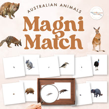 Load image into Gallery viewer, Australian Animals Magni-Match
