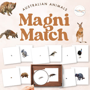 Australian Animals Magni-Match