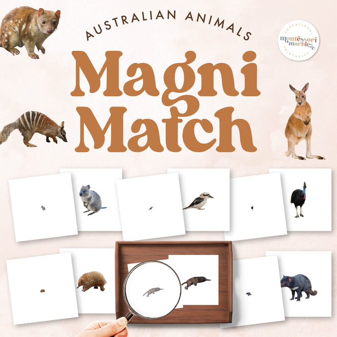 Australian Animals Magni-Match