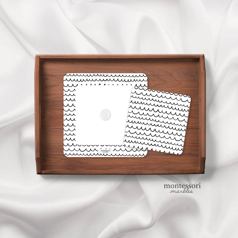 High Contrast Baby Vision Cards | Black White Patterns