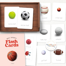 Load image into Gallery viewer, Ball Sports Flash Cards
