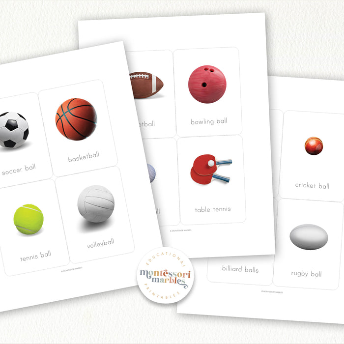 Ball Sports Flash Cards