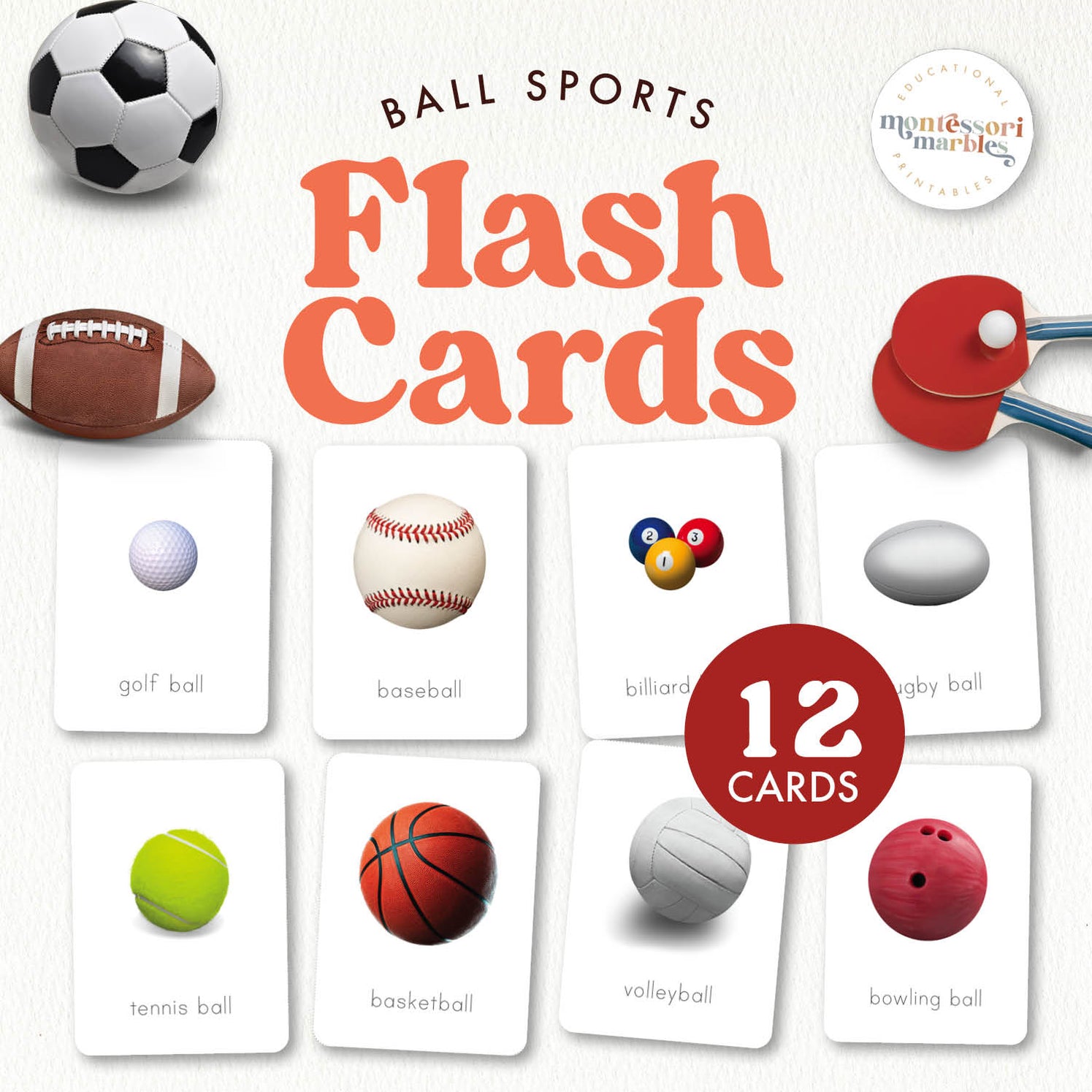 Flash Cards — Montessori Marbles
