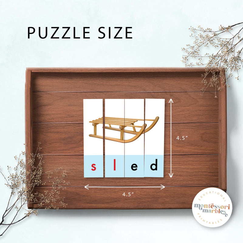 Beginning Blends Stick Puzzles