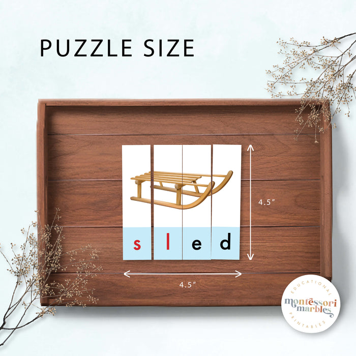 Beginning Blends Stick Puzzles