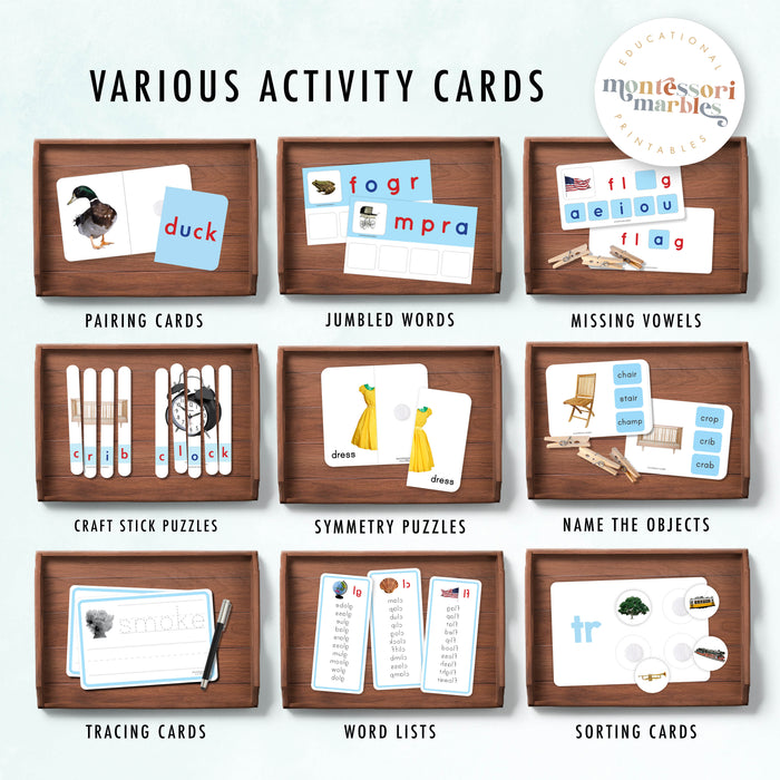 MEGA BUNDLE Montessori Blue Series Learning Resources