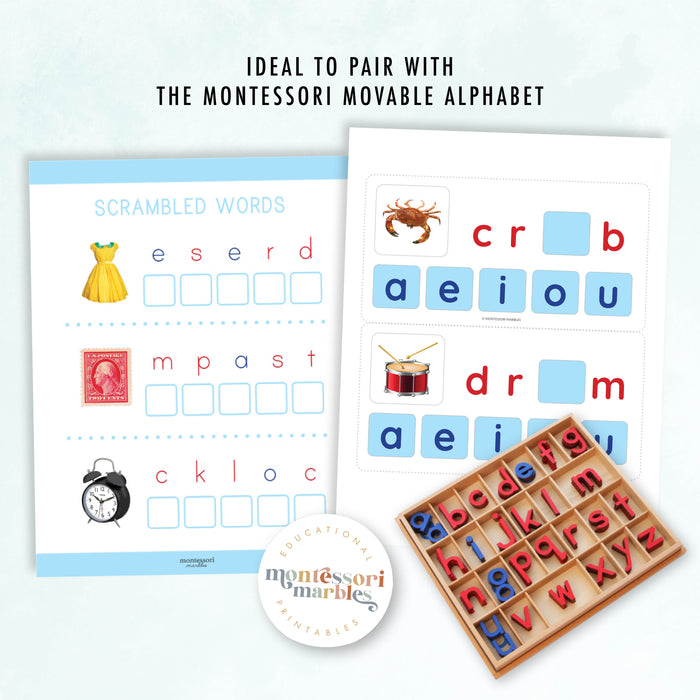 MEGA BUNDLE Montessori Blue Series Learning Resources