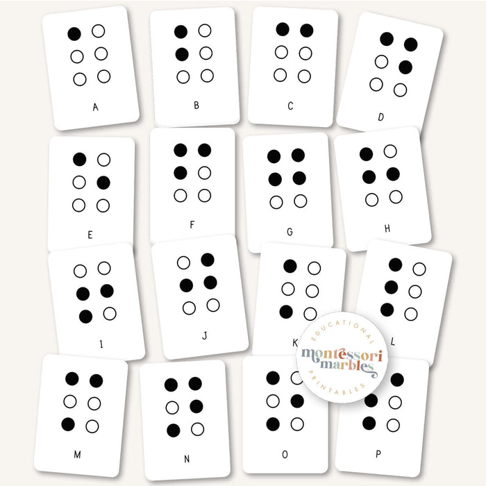 Braille Flash Cards