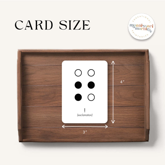 Braille Flash Cards