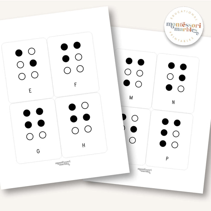 Braille Flash Cards