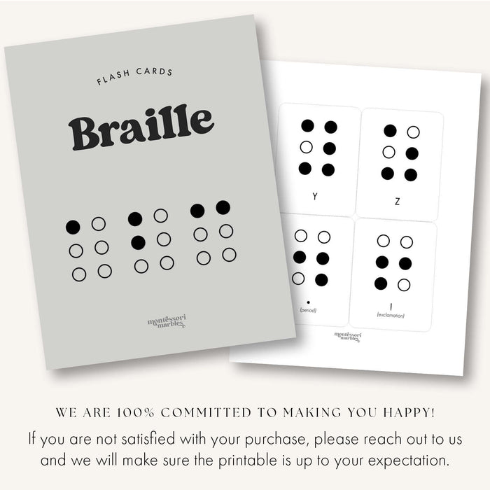 Braille Flash Cards