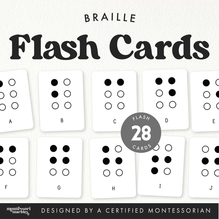 Braille Flash Cards