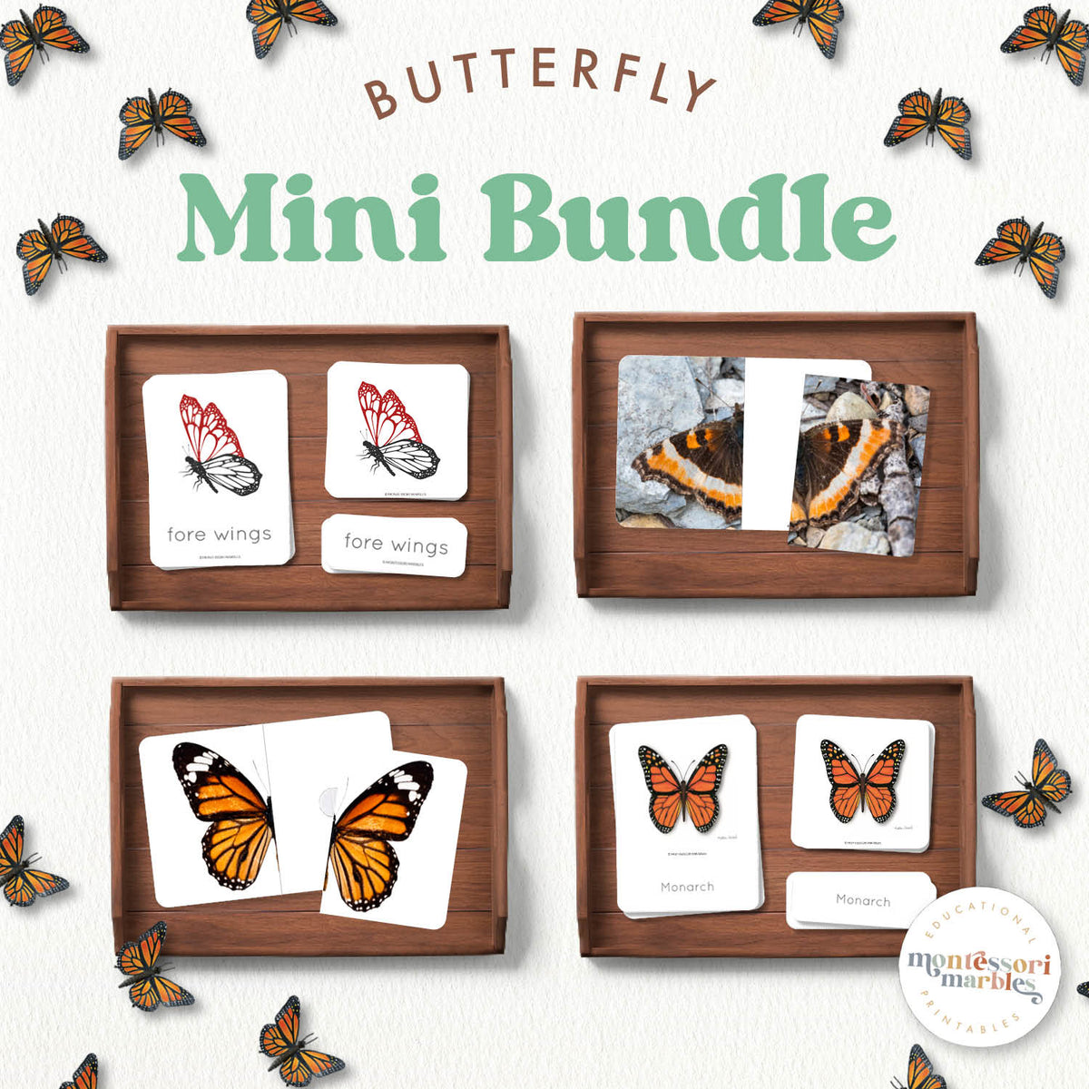 Butterfly Mini Bundle | 4 Spring Activities Ages 2-5 Fine Motor Skills ...