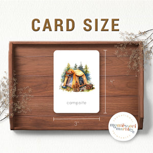 Camping Flash Cards