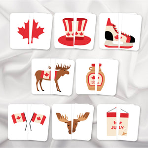 Canada Symmetry Puzzles