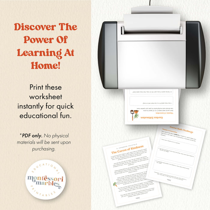 The History of Carrots | Plant Science Workbook Ages 8-9