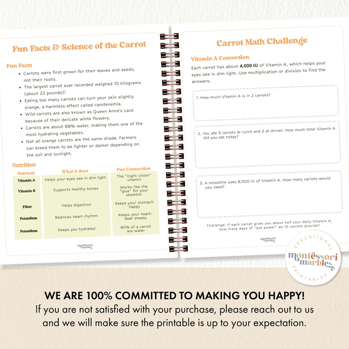 The History of Carrots | Plant Science Workbook Ages 8-9