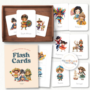 Children Around The World Flash Cards