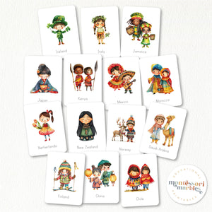 Children Around The World Flash Cards