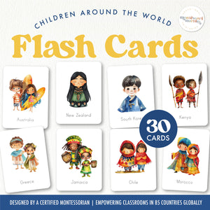 Children Around The World Flash Cards