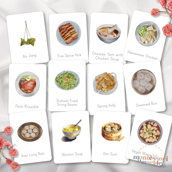 Chinese Food Flash Cards