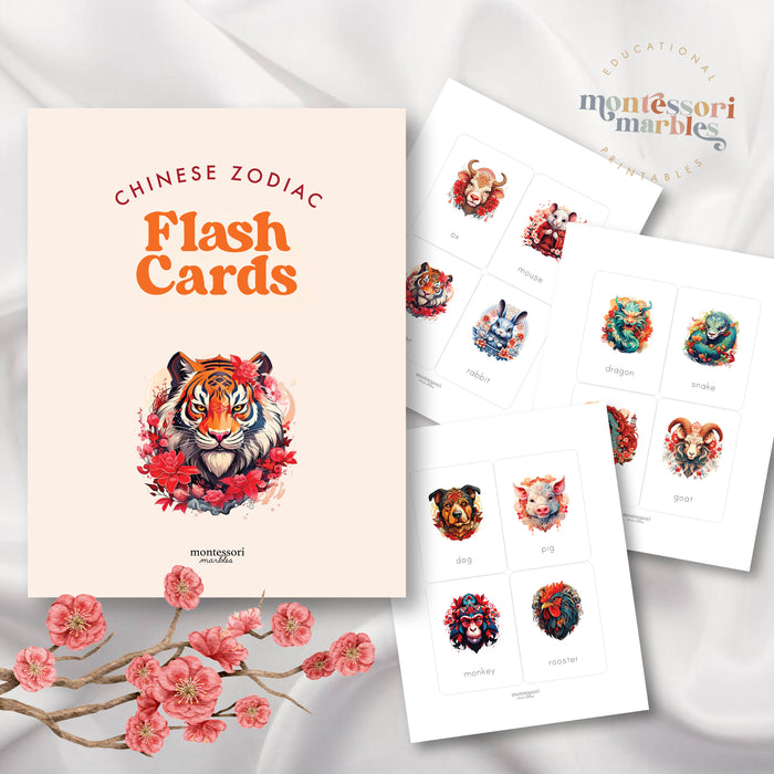 Chinese Zodiac Flash Cards