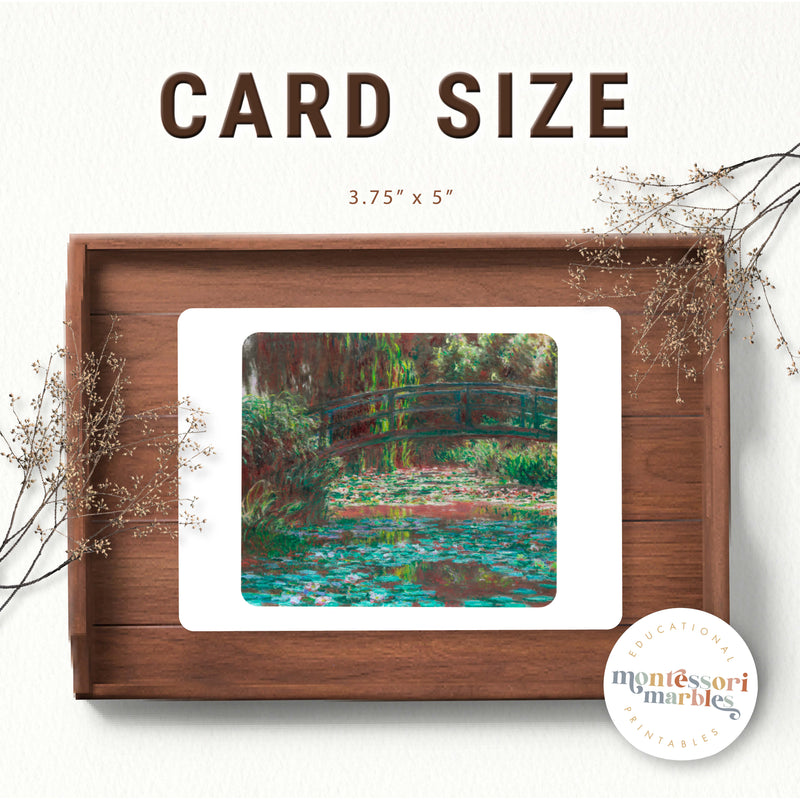 Claude Monet Matching Cards