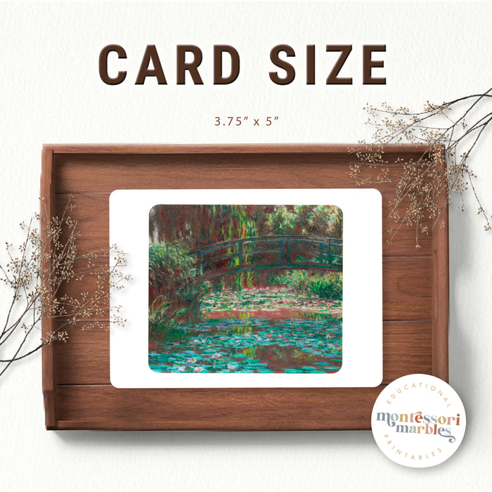 Claude Monet Matching Cards