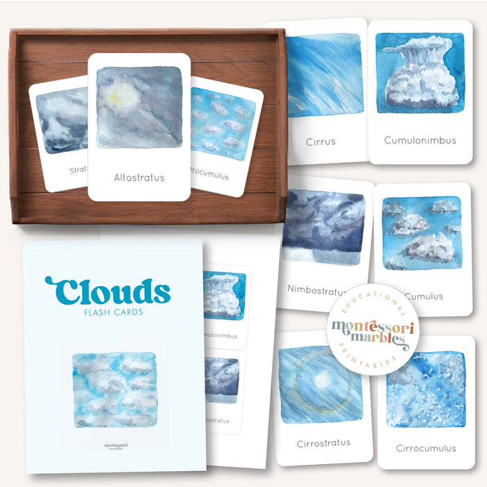 Clouds Flash Cards