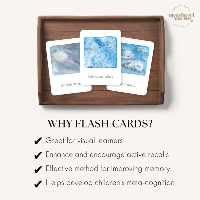Clouds Flash Cards